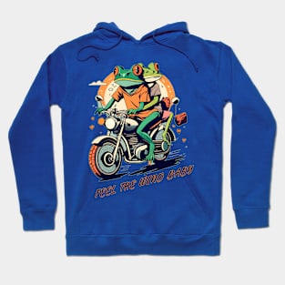 feel the wind free frogs Hoodie